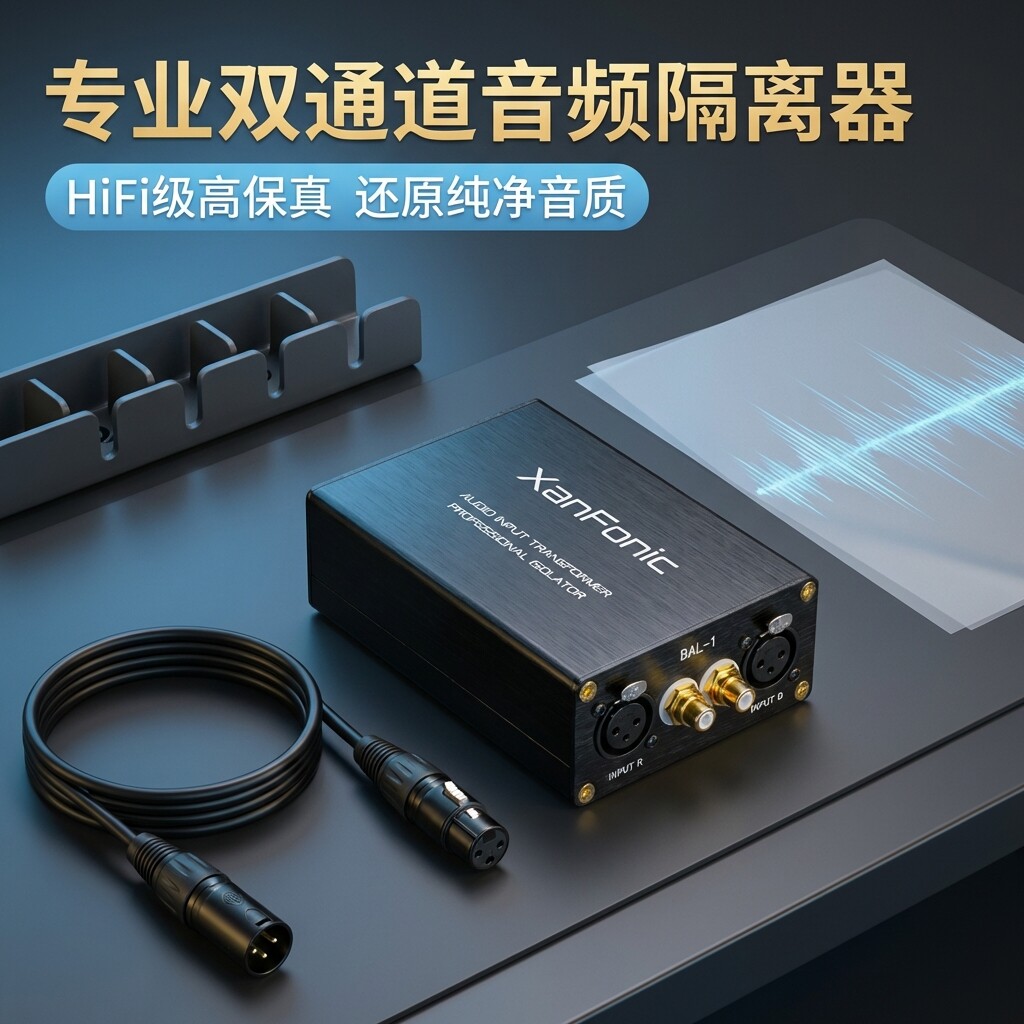Audio Music Isolator - For Audio Isolator Step-Up Transformer Passive