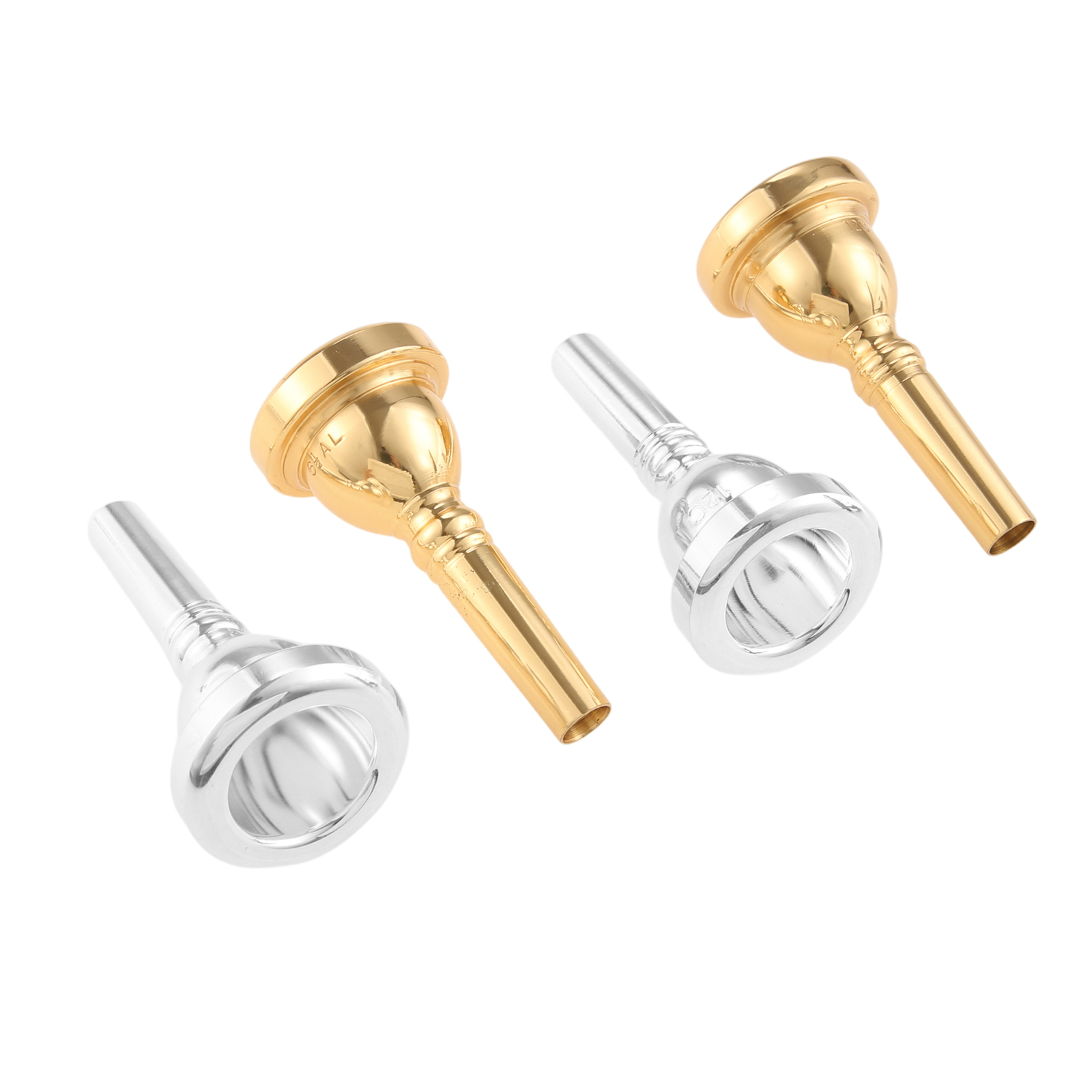 Trombone Mouthpiece - 1PC Silver/Gold Trombone Mouthpiece 6 1/2