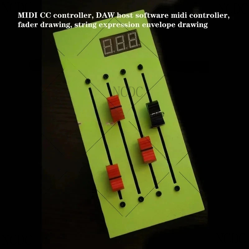 Audio Music Track - 4-Track 12-Channel MIDI Controller With Fader