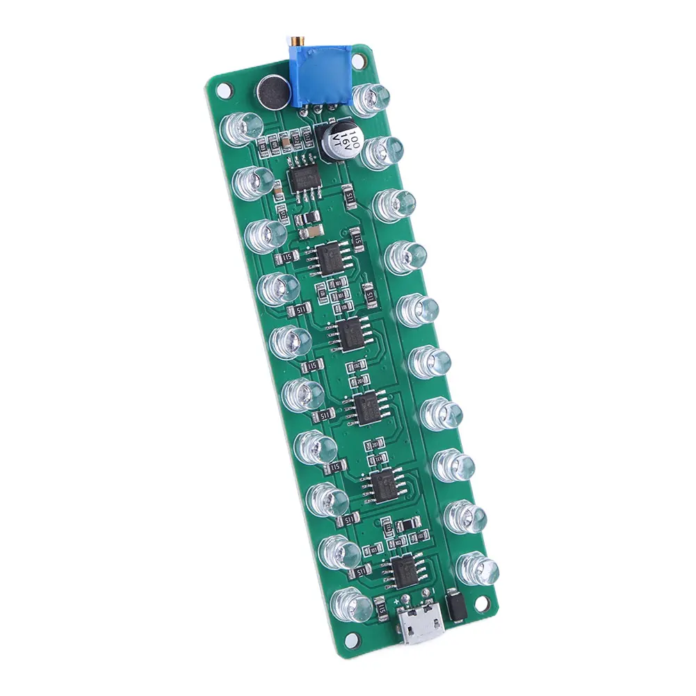 Audio Music Test - Acoustic Sensing Spectrum DC 5V-12V Audio