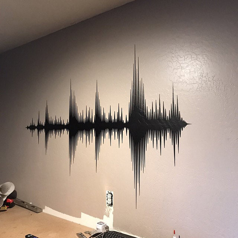 Audio Wave Wall Decal Sound Wa - Audio Music Remove recension och pris