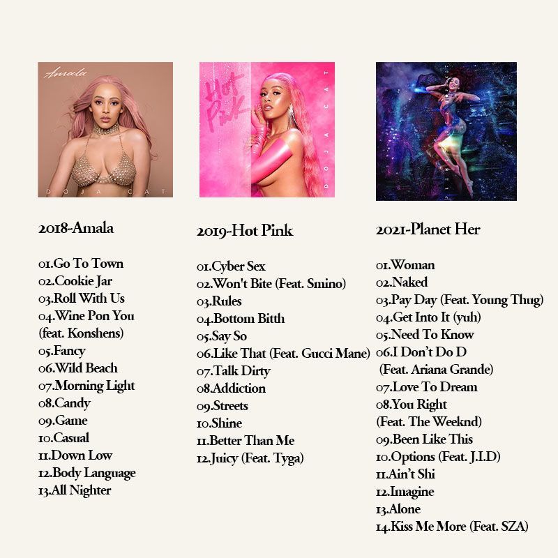 Doja Cat 6CD Music Album Colle - Audio Music New recension och pris