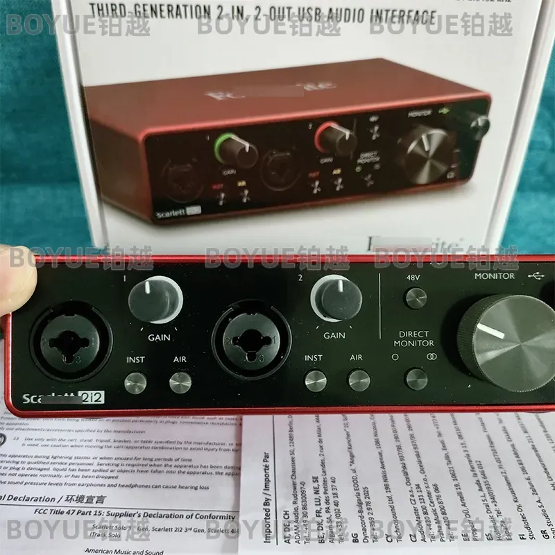 for Scarlett 2i2 3rd Gen USB A - Audio Music Gen recension och pris