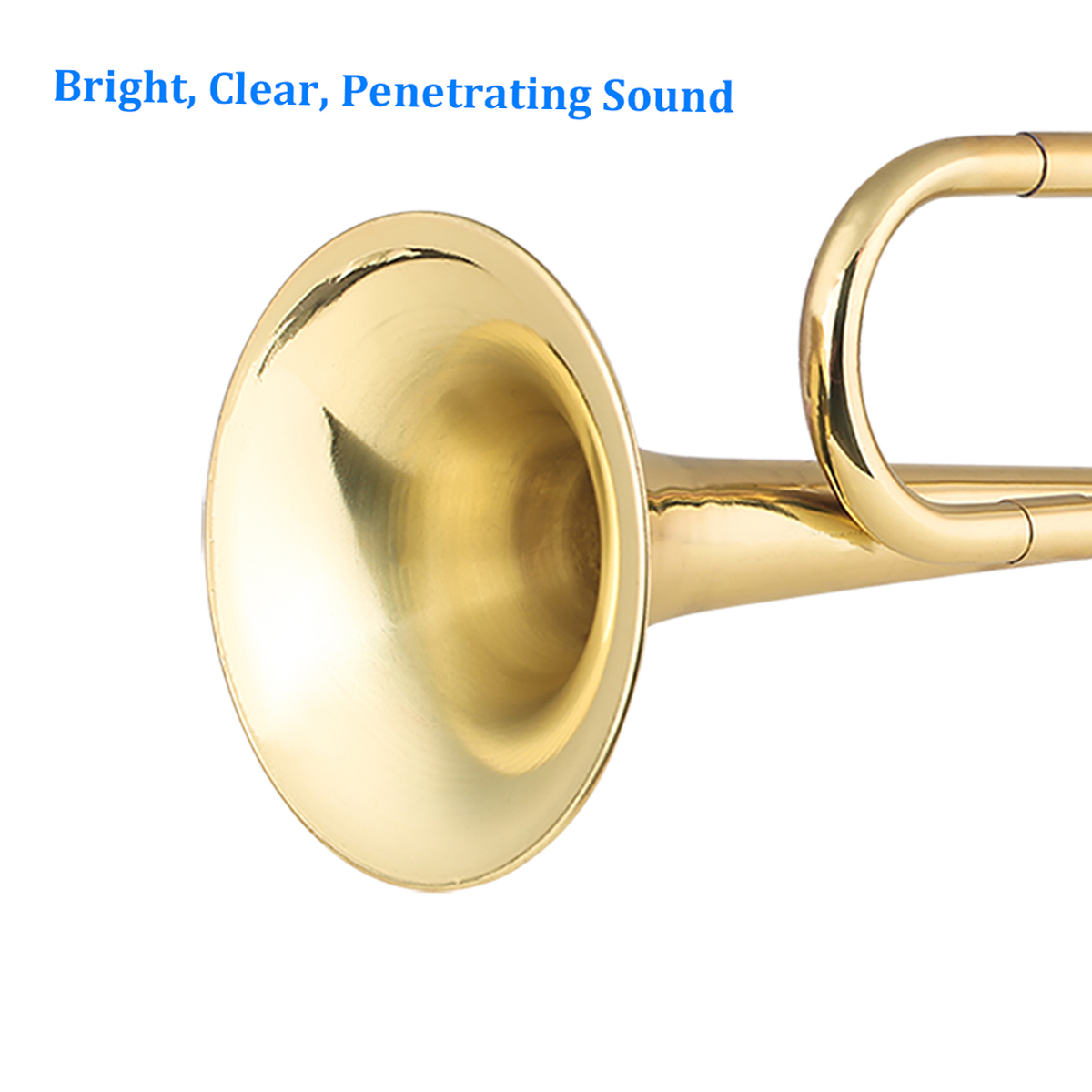 Brass C Bugle Call Gold-Plated - Trombone Mouthpiece recension och pris