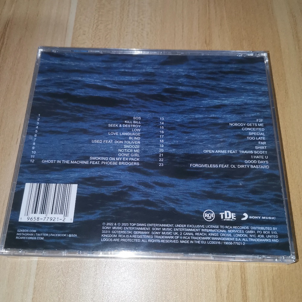 SZA SOS CD R&B Pop Soul Music  - Audio Music New Song recension och pris