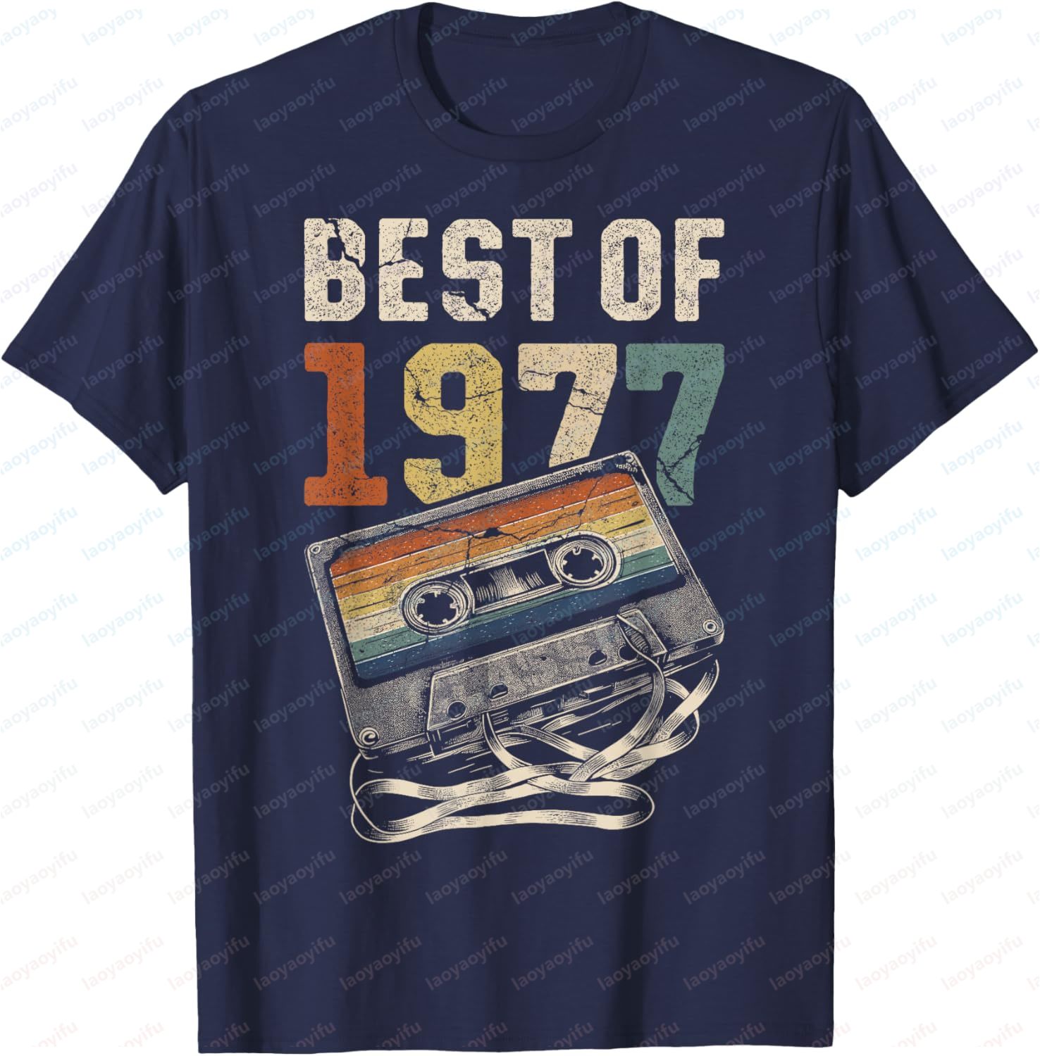 Best of 1977 Tshirt Retro Styl - Audio Music Best recension och pris