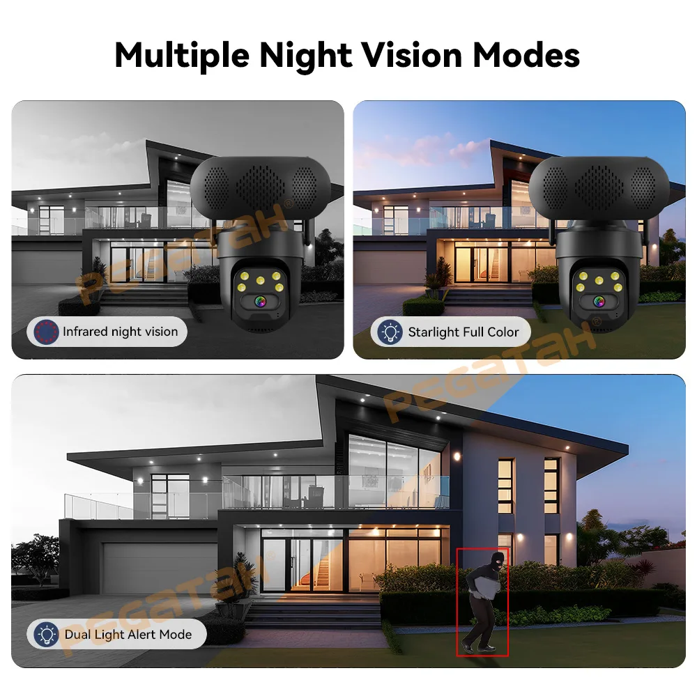 5MP IP Camera Outdoor 2.4G WiF - Audio Music Track recension och pris