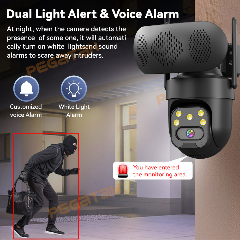 5MP IP Camera Outdoor 2.4G WiF - Audio Music Track recension och pris