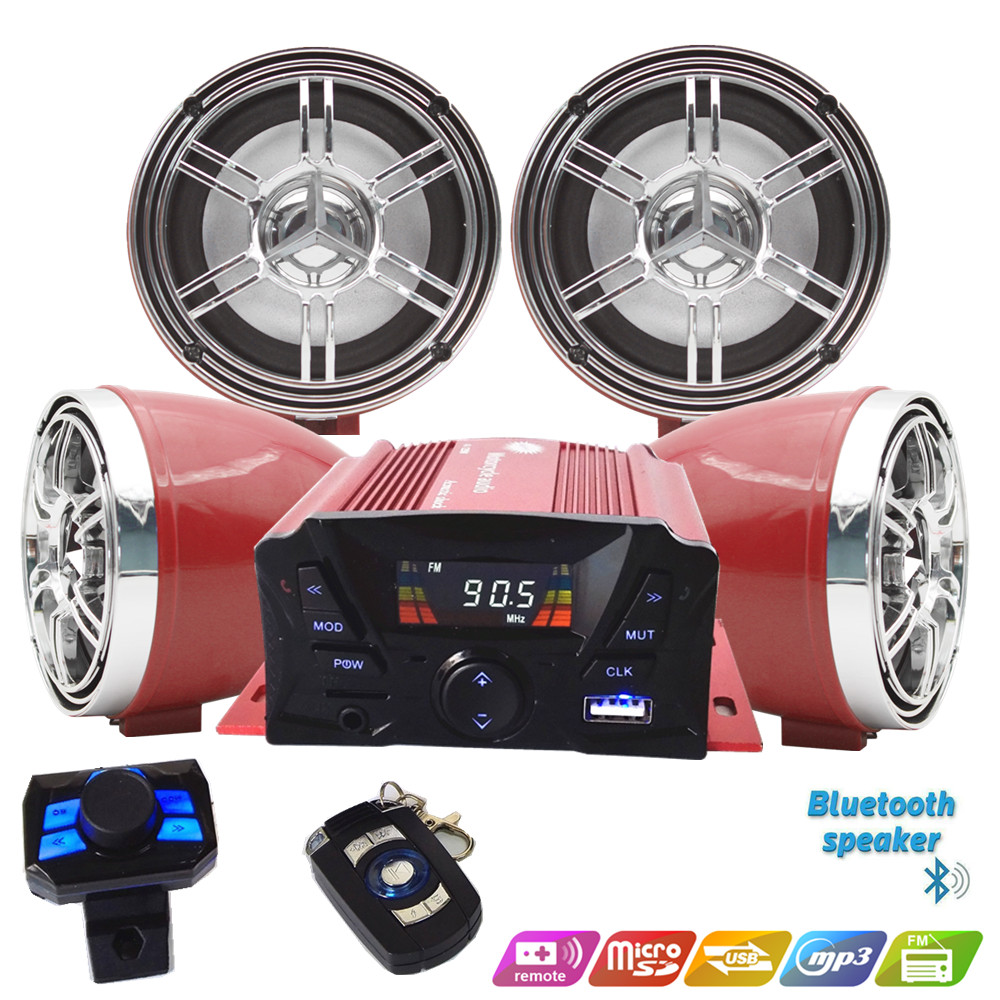 12V 4 Channel UTV ATV Golf Car - Audio Music Free Mp3 recension och pris