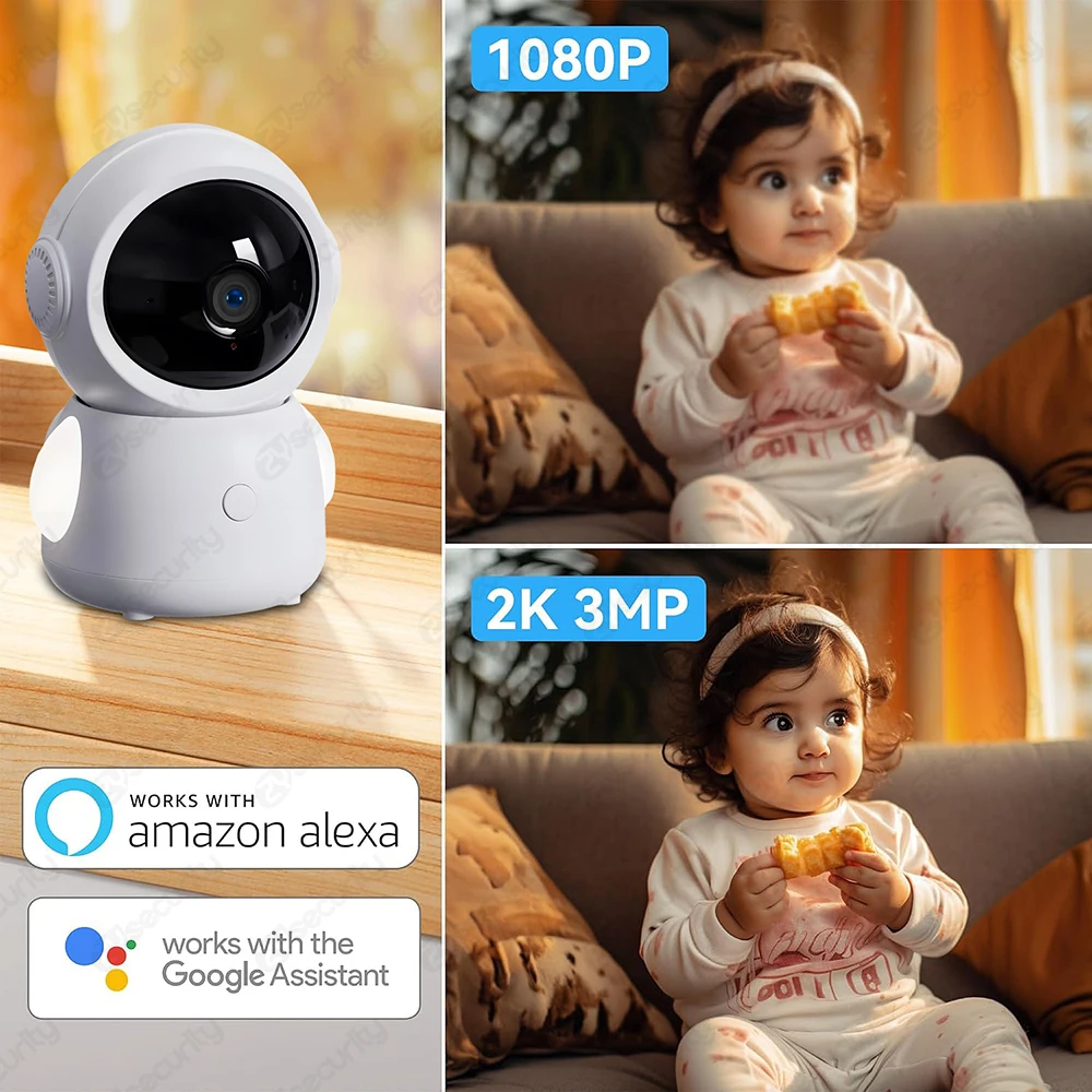 2K WiFi Baby Monitor with Scre - Audio Music Track recension och pris