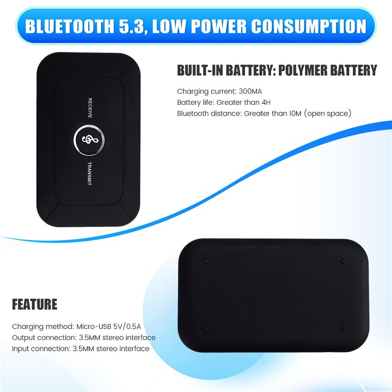 Bluetooth 5.3 Audio Receiver S - Audio Music Best recension och pris