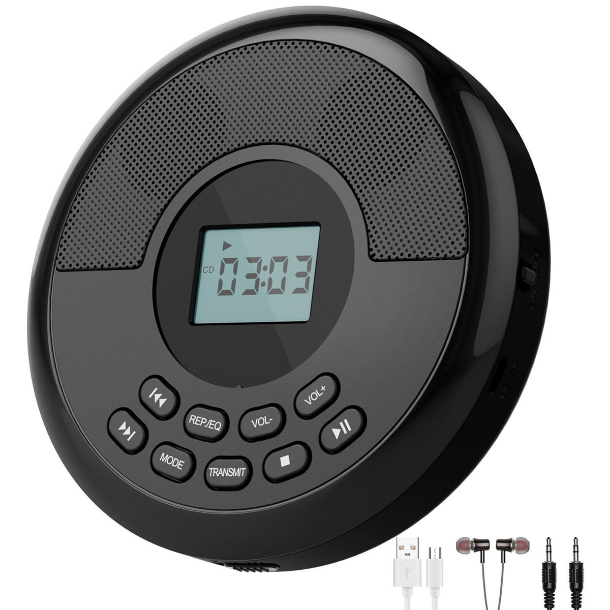 Portable CD Disc Machine MP3 U - Audio Music Mp3 Song recension och pris