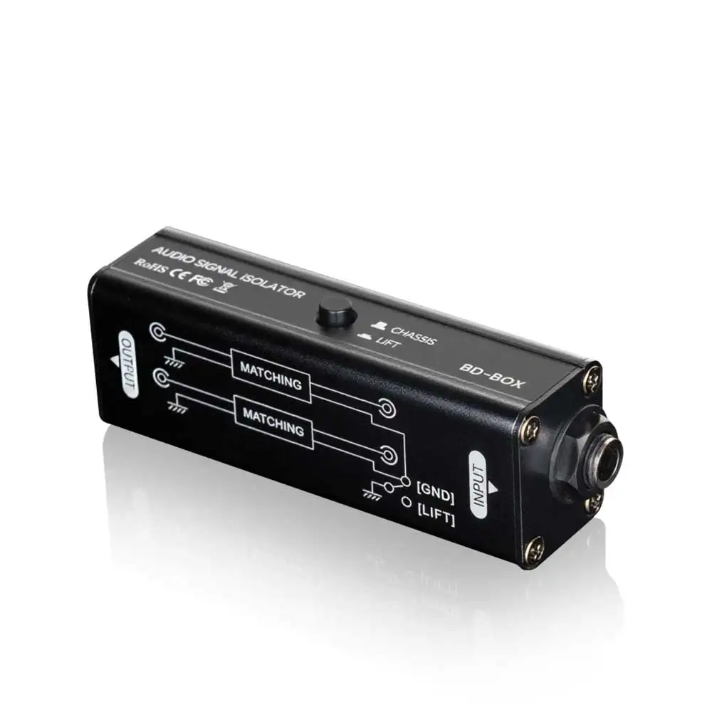 Portable 6.35MM AUX Ground Loo - Audio Music Isolator recension och pris