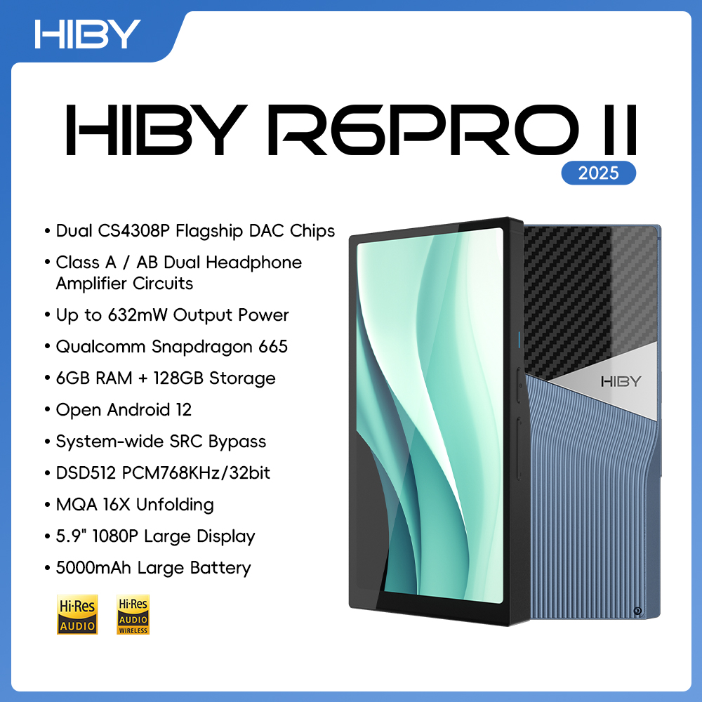 HiBy R6 Pro II / R6 Pro GEN 2  - Audio Music Gen recension och pris