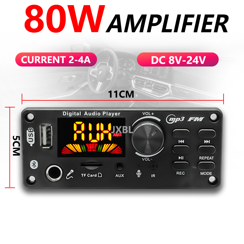80W Bluetooth 5.0 MP3 Decoder  - Audio Music Mp3 recension och pris