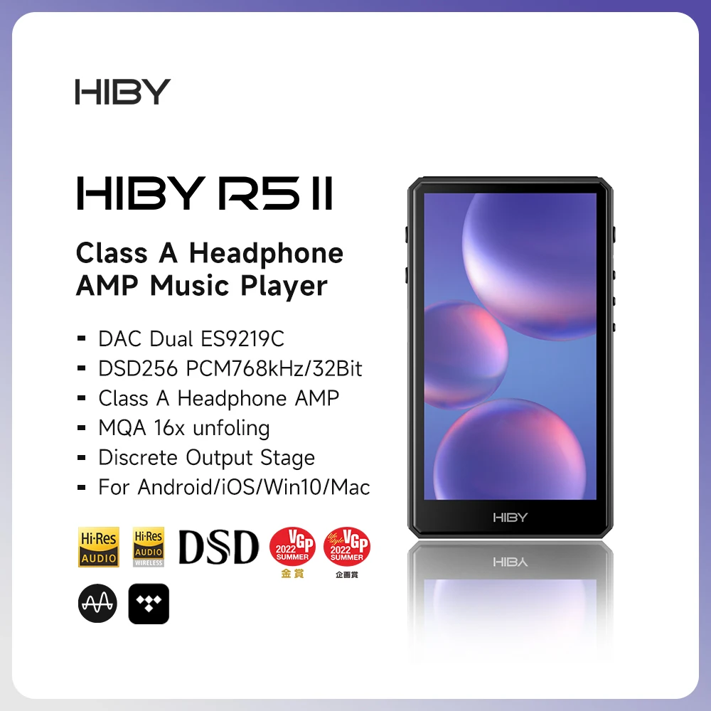 Hiby R5 Ii/ R5 Gen 2 Hifi Audi - Audio Music Gen recension och pris