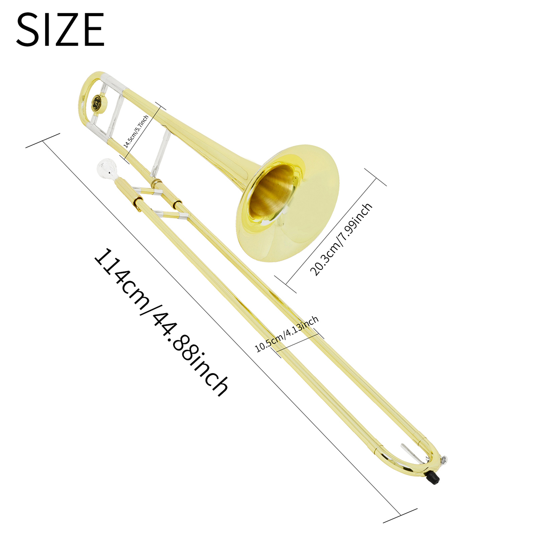 Bb Alto Trombone M MBAT Brass  - Trombone Mouthpiece recension och pris