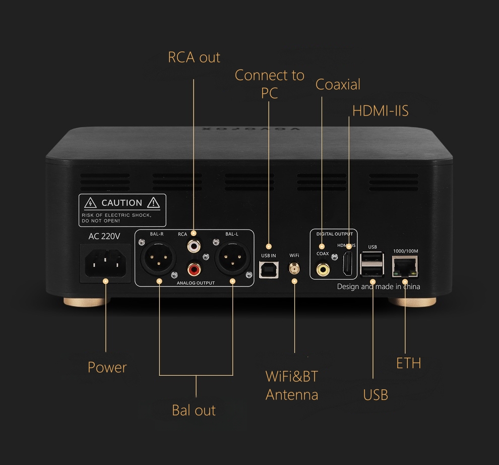 VOVOFOX-HiFi AP05S Lossless Mu - Audio Music Free Mp3 recension och pris