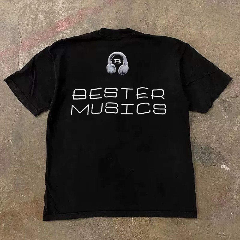 Best Music T-Shirt Men Women H - Audio Music Best recension och pris