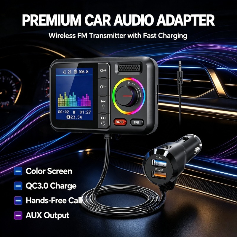 Vehicle Wireless Audio Adapter - Audio Music Track recension och pris