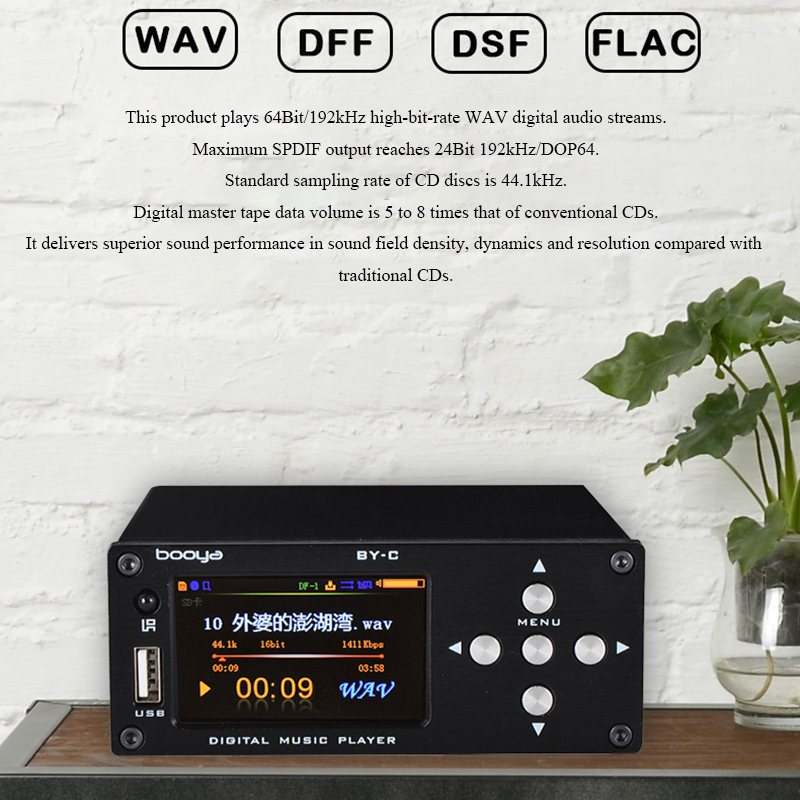 BY-C1 Lossless Digital Audio P - Audio Music Free Mp3 recension och pris